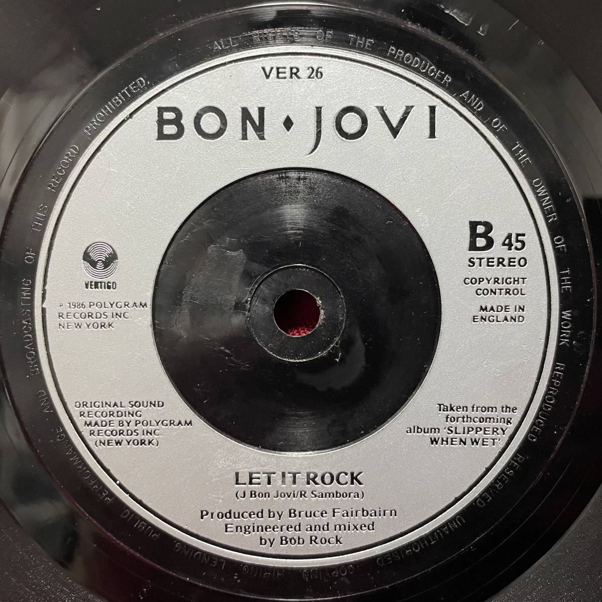 ◆UKorg7”s◆BON JOVI◆YOU GIVE LOVE A BAD NAME◆_画像5