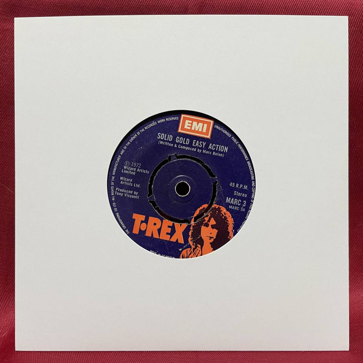 ◆UKorg7”s!◆T. REX◆SOLID GOLD EASY ACTION◆_画像3