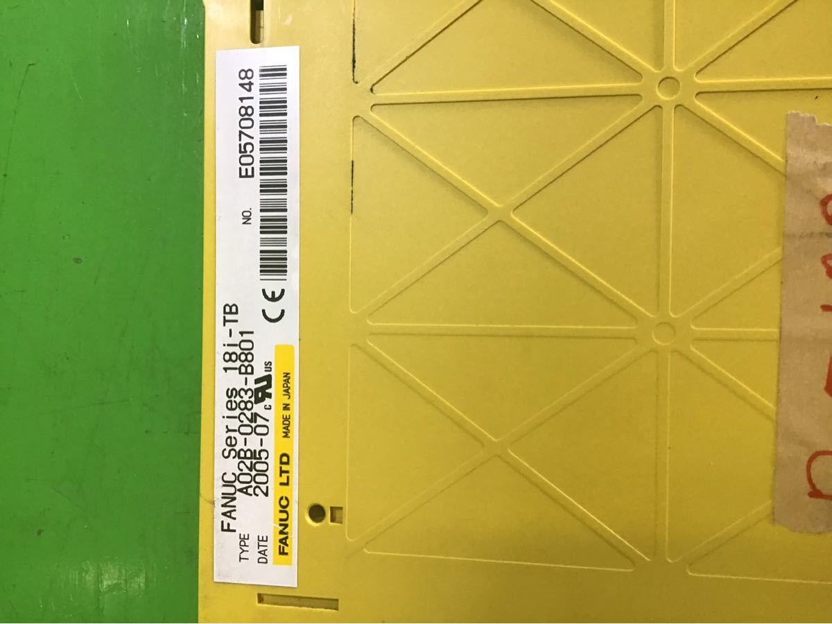 人気商品 ファナックFANUC DATE:2005 。A02B-02831-B801 18i-TB SERIES