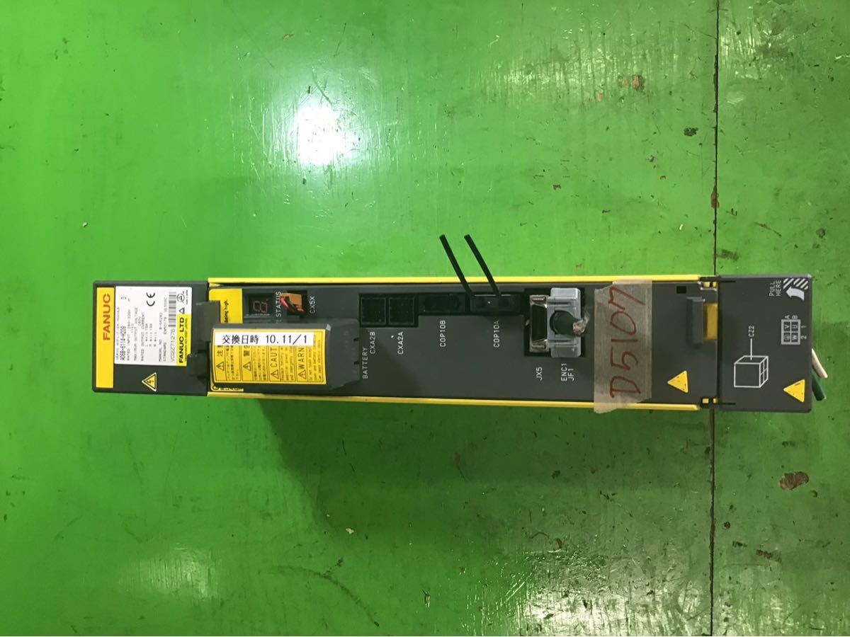 D5107 ファナック FANUC SERVO A06B-6114-H209 11KW_画像1