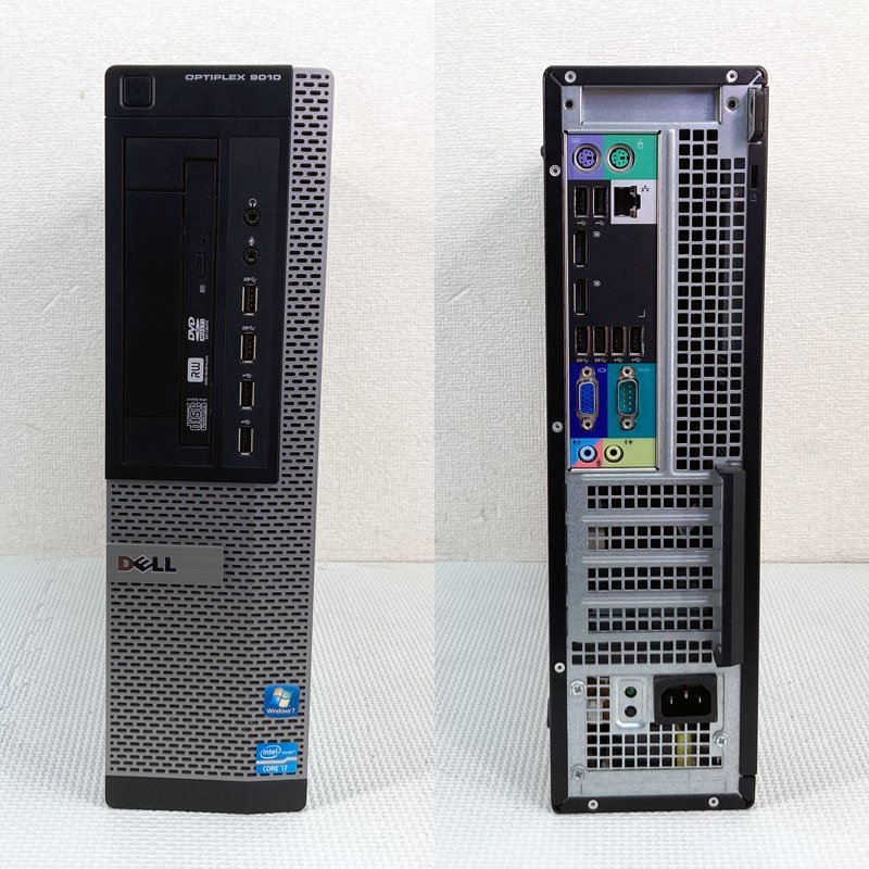 爆速Corei7搭載 Windows7Pro(64bit) リカバリ/Office2003付 ★ DELL OptiPlex 9010 SFF Core i7-3770 メモリ8GB HDD500GB DVD-RW #1623-K_画像2