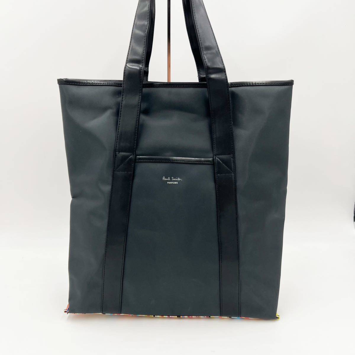 極美品 現行】Paul Smith ポールスミス マルチストライプ A4 トート
