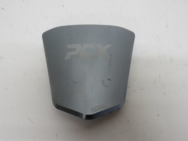 ※訳あり品※PCX/PCX e:HEV/PCX 125 160 JK05 JK06 KF47 2021 2022 CNC アルミ タンクカバー 灰_画像1