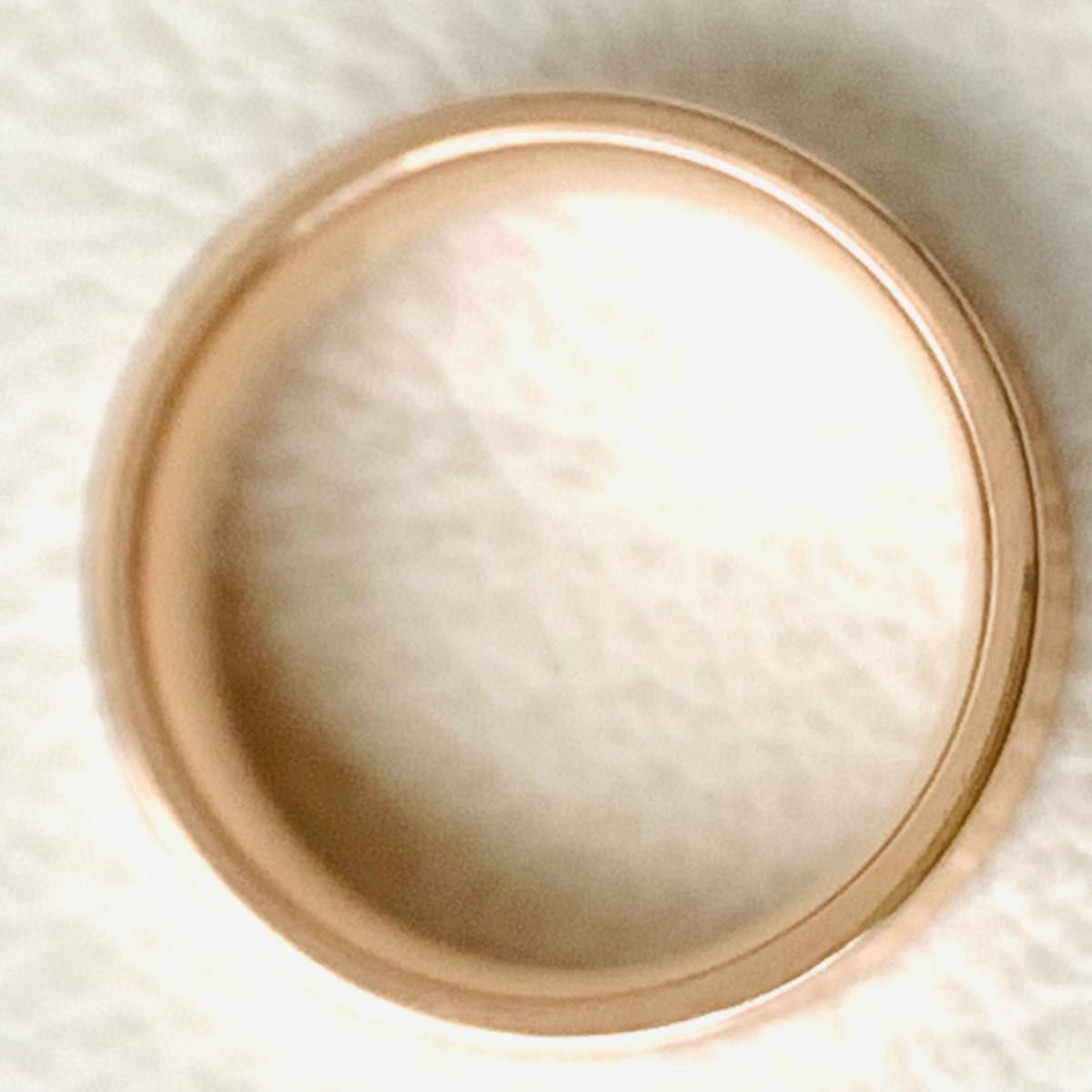 美品 ティファニー ルべドメタル リング 指輪 ナロー 10号 ピンクゴールド Tiffany & Co ワイド 希少