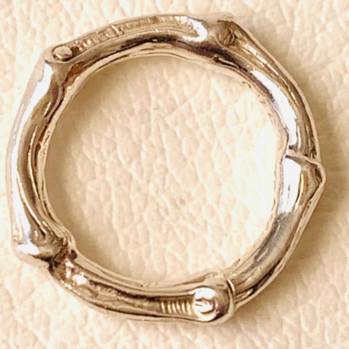 希少 Tiffany ティファニー 大きい リング 指輪 バンブー 16号相当