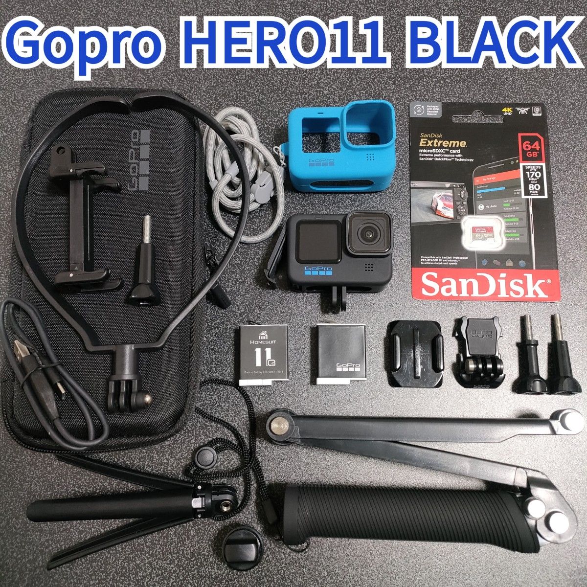 美品・お得セット】Gopro HERO11 BLACK 新品SD付（64GB）｜Yahoo