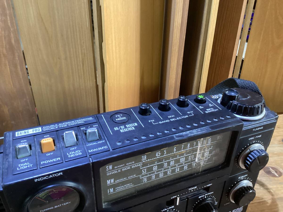 三菱 BCLラジオ MITSUBISHI JEAGAM 505 JP-505 ジーガム 通電確認のみ