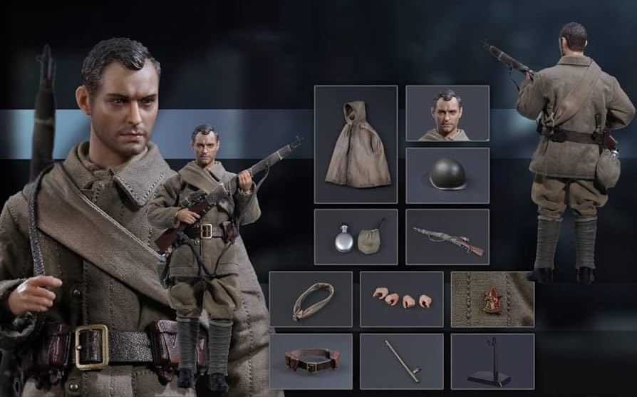 【新品】POPTOYS 1/12 CMS010 VASSILI SOVIET SNIPER STALINGRAD DEFENSE WAR ヴァシリ ソビエトスナイパー_画像7