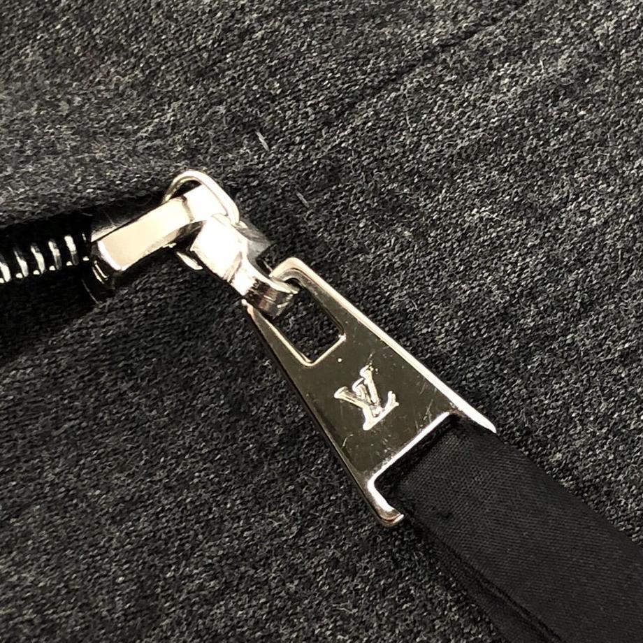LOUIS VUITTON ルイヴィトンウール 膝丈 スカート グレー ブランド