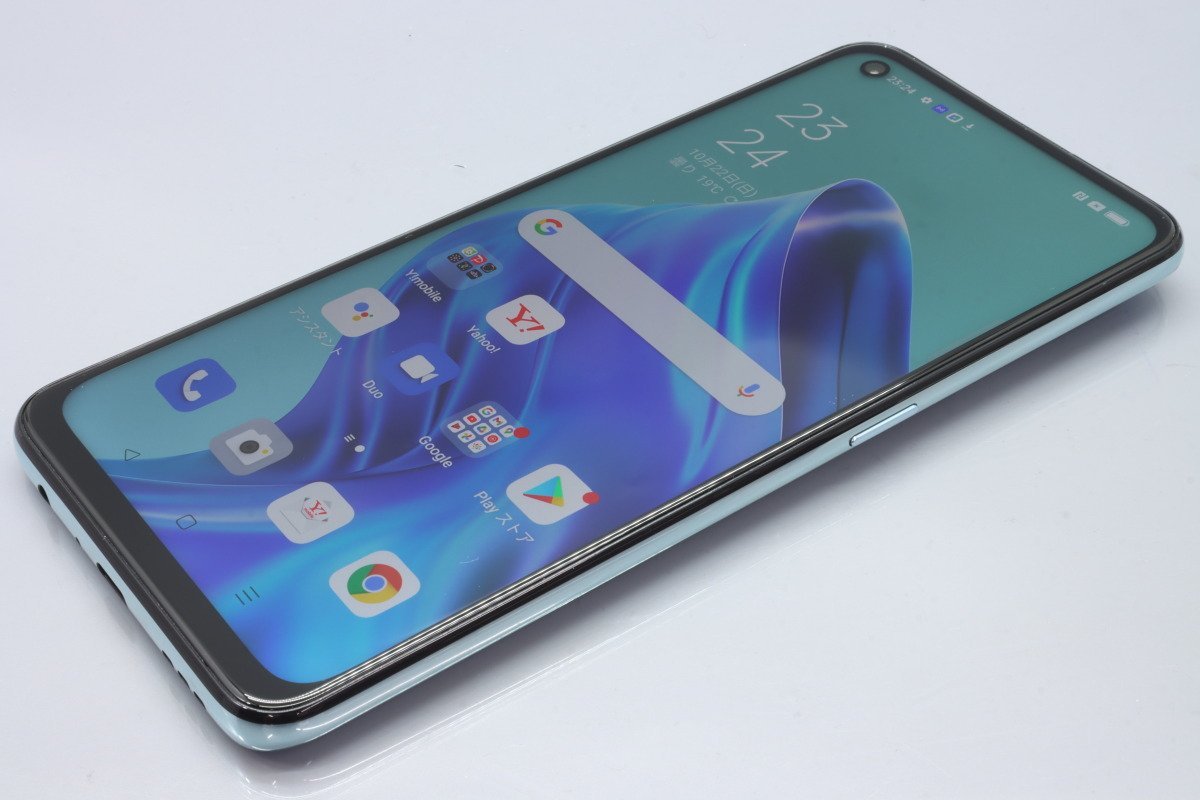 OPPO Reno5 A A103OP アイスブルー □SIMフリー☆Joshin7225【1円開始
