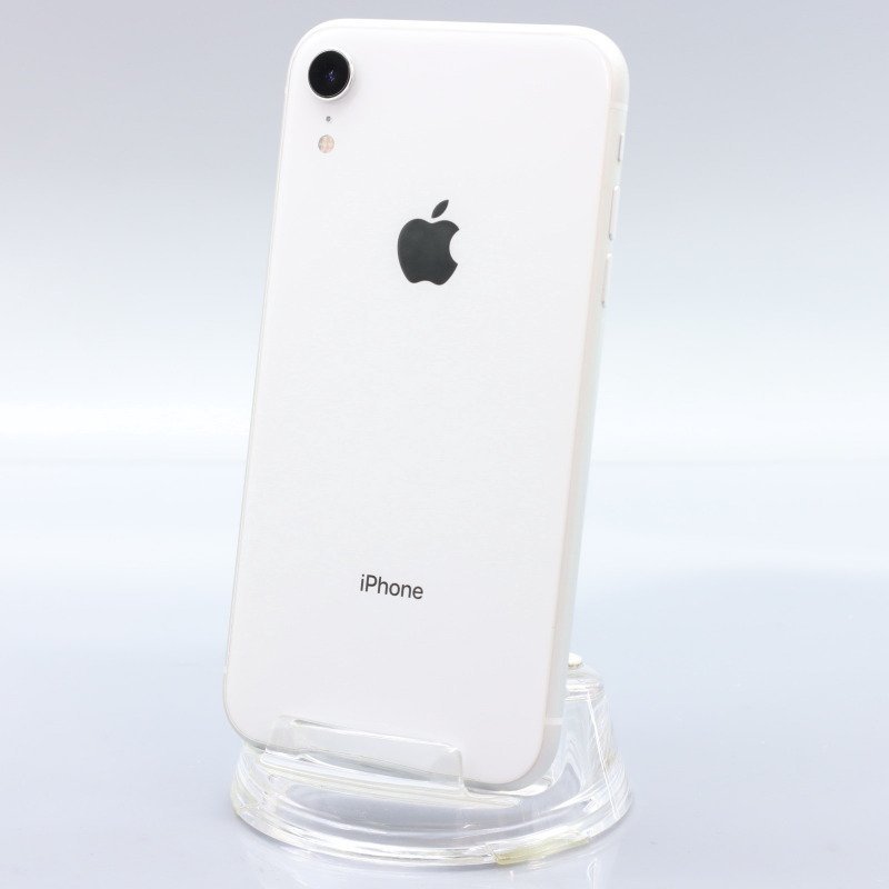 Apple iPhoneXR 64GB White A2106 MT032J/A バッテリ79% ■SIMフリー★Joshin1340【1円開始・送料無料】