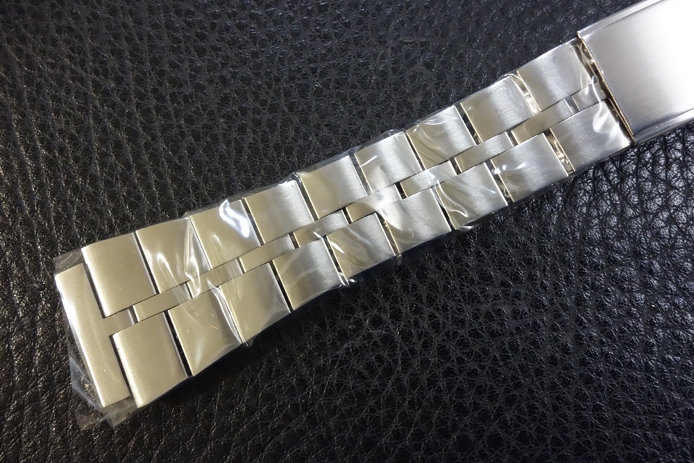 SEIKO Speed Timer 5Sports BRACELET 6138-0040 茶黒ウマ用 Stainless 新品 社外品 アンティーク クロノグラフ ベルト ツノ_画像3