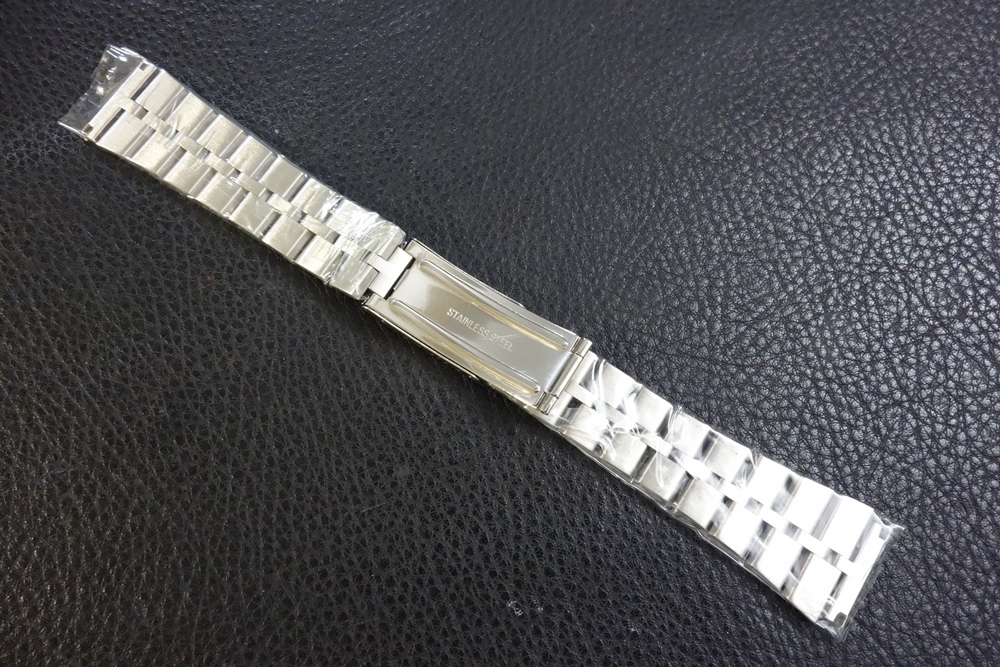 SEIKO Speed Timer 5Sports BRACELET 6138-0040 茶黒ウマ用 Stainless 新品 社外品 アンティーク クロノグラフ ベルト ツノ_画像4