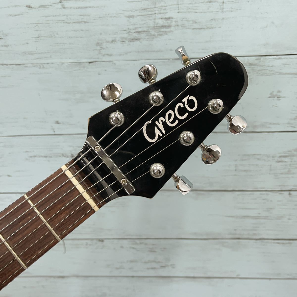 Greco MINI FV アンプ内蔵 ミニギター フライングV グレコ Greco MINI FV アンプ内蔵 ミニギター フライングV グレコ