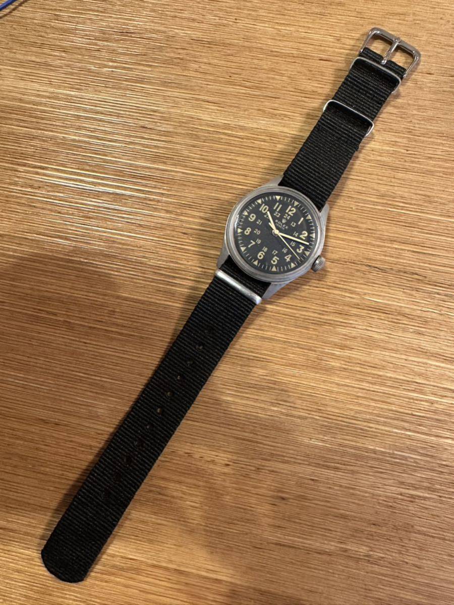 アンティークミリタリー】ロレックス ROLEX 軍用時計 自動巻き アンティークミリタリー】ロレックス ROLEX 軍用時計 自動巻き
