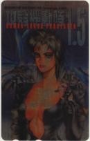 [ telephone card ].. regular . Ghost in the Shell 1.5 1KHT-K0040 unused *A rank 