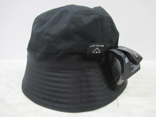 ◇PRADA プラダ 2HC137 2DMI 三角ロゴ ナイロン バケット ハット 帽子