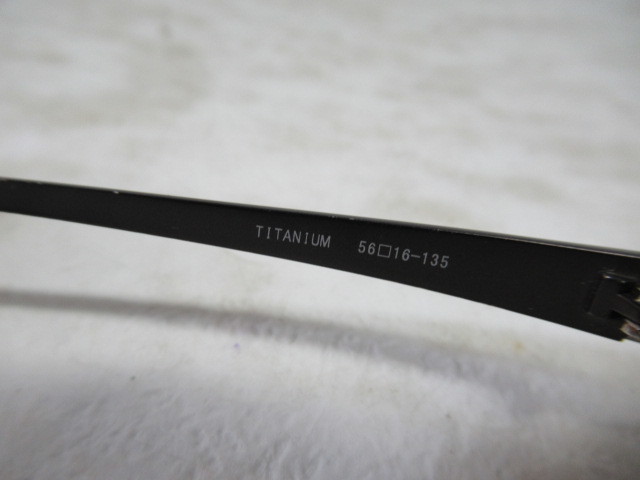 ◆3.BEZELEYES ベゼルアイズ BZL-2427 TITANIUM 眼鏡 メガネ 度入り/中古_画像6