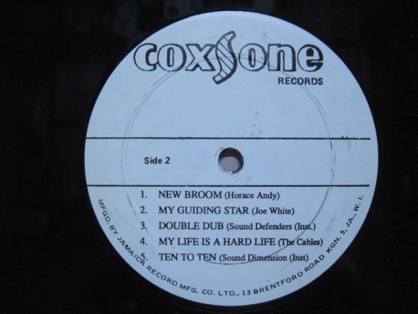 LP~ JA запись Sounds Of Jamaica Top Ten // Coxsone -SOL2223 (records)