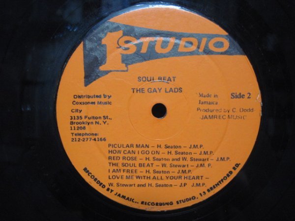LP” JA盤 The Gaylads // Soul Beat -Studio One STUDIO1 (records)の画像4