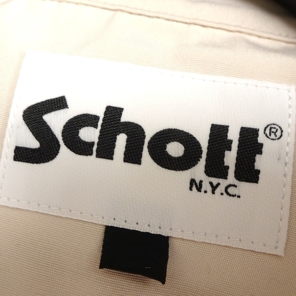 Schott ショット 新品 秋物 高耐久TC素材 ボックスシルエット オープンカラー 開襟 長袖 ワークシャツ 3115070 03 XL ▲020▼kkf0049c_画像5