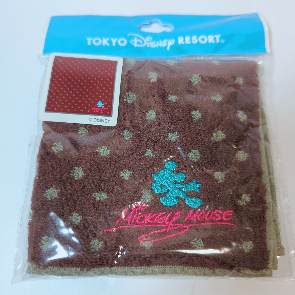 【新品未開封】ミニタオルハンカチ 東京ディズニーリゾート ミッキーマウス TDR Disney レディース メンズ ユニセックス