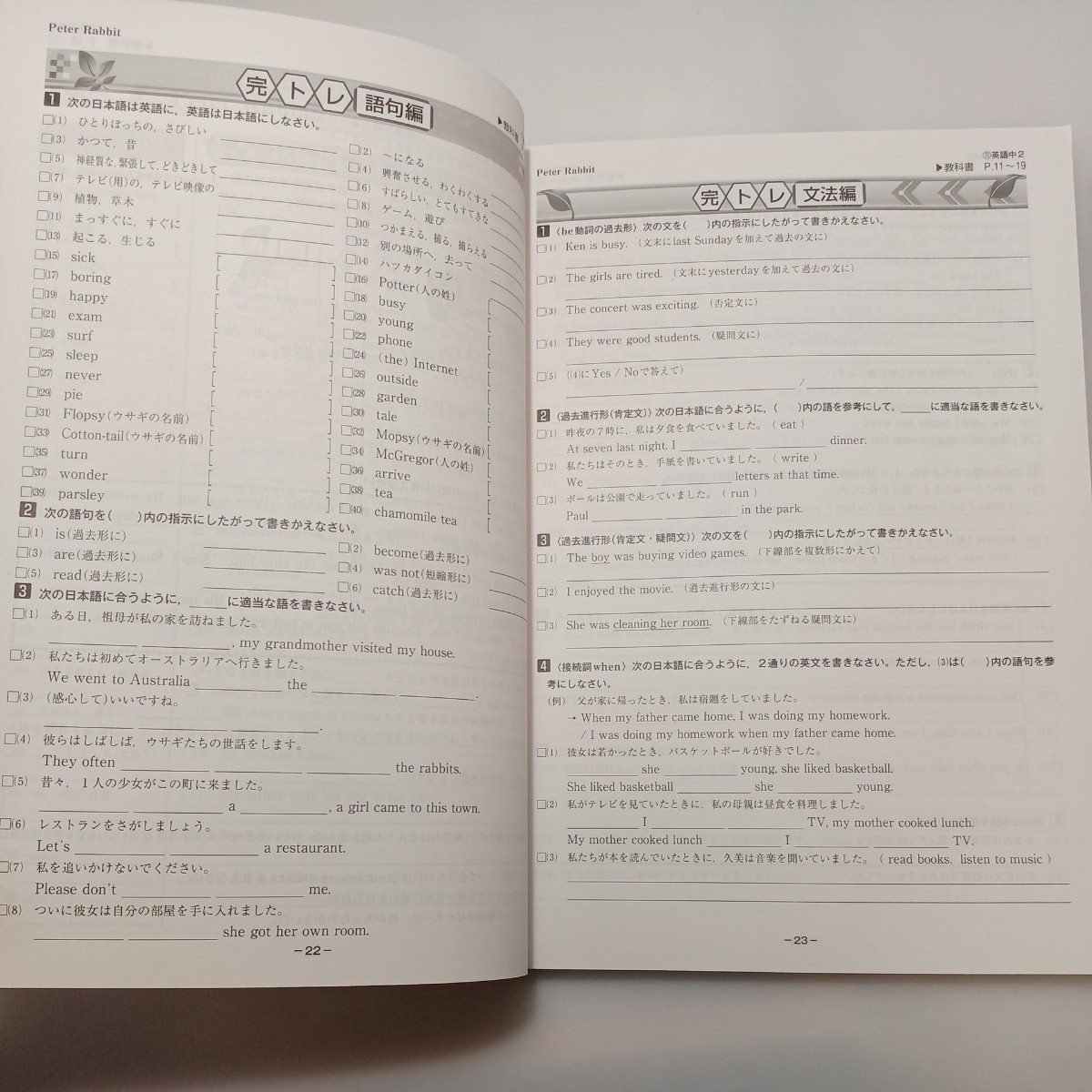 zaa-521♪スタンダードワーク アドバンス 数学＋英語 中2 2冊セット解答解説付 塾教材ITTO個別指導学院　自分未来きょういく(株)