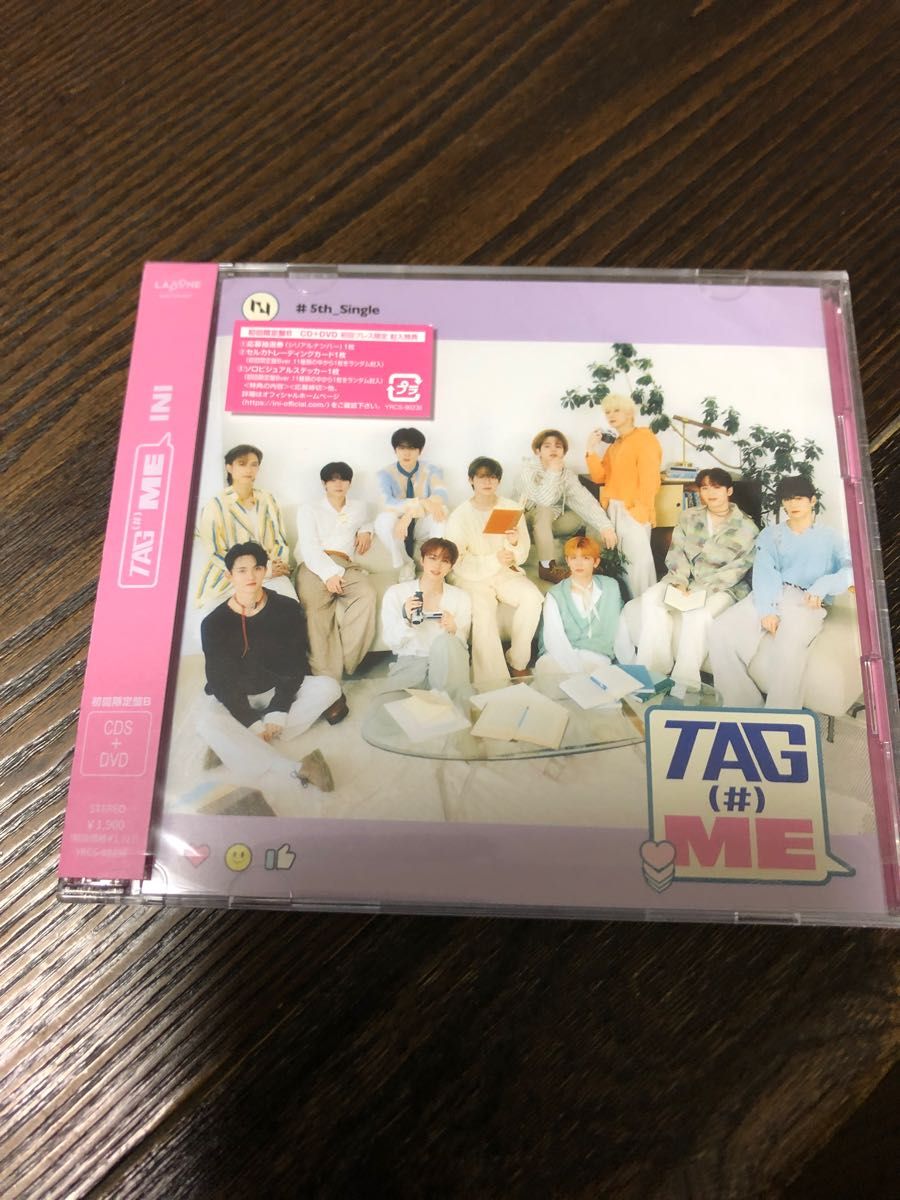 INI 5th single TAG ME  初回限定盤B  CD+DVD 