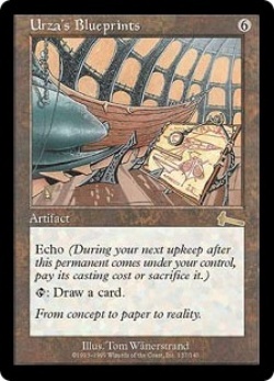 MTG　ウルザの青写真　在庫日3枚まで　ウルザズ・レガシー ULG　★他多数出品中_画像1