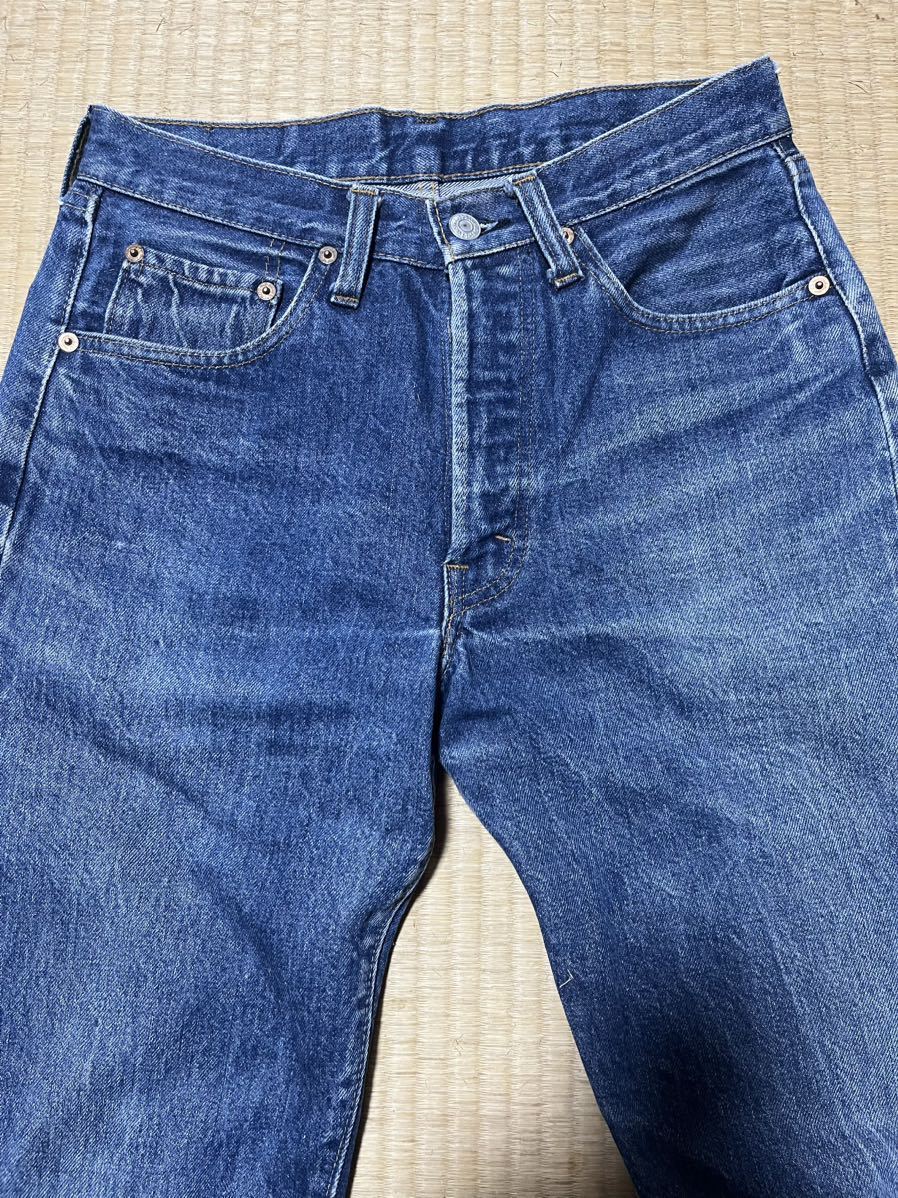 1スタ　Levi''s 501 66後期 濃紺 赤耳 1978年10月製造　66前期　ビンテージ_画像1