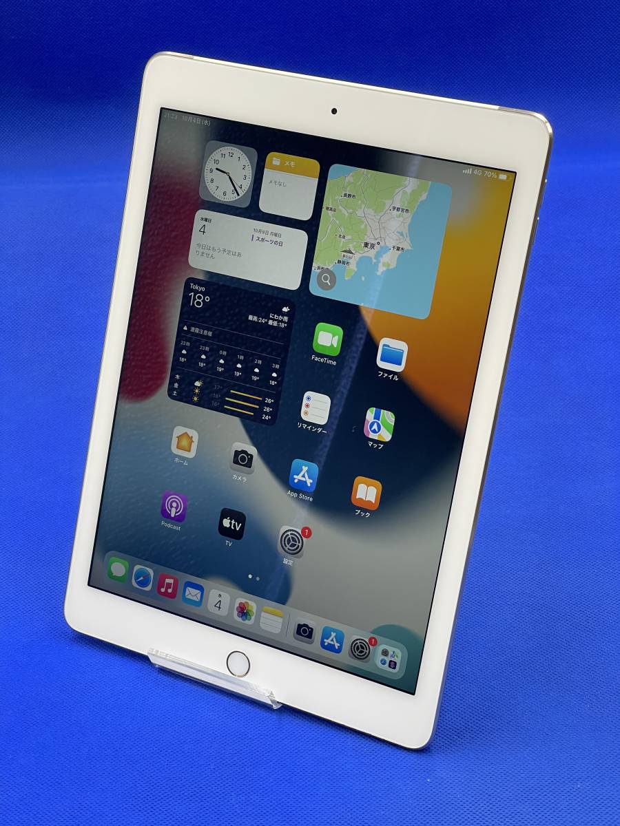 【中古】Apple iPad Air2 16GB Wi-Fi+Cellular SIMフリー ゴールド MH1C2J/A タブレット