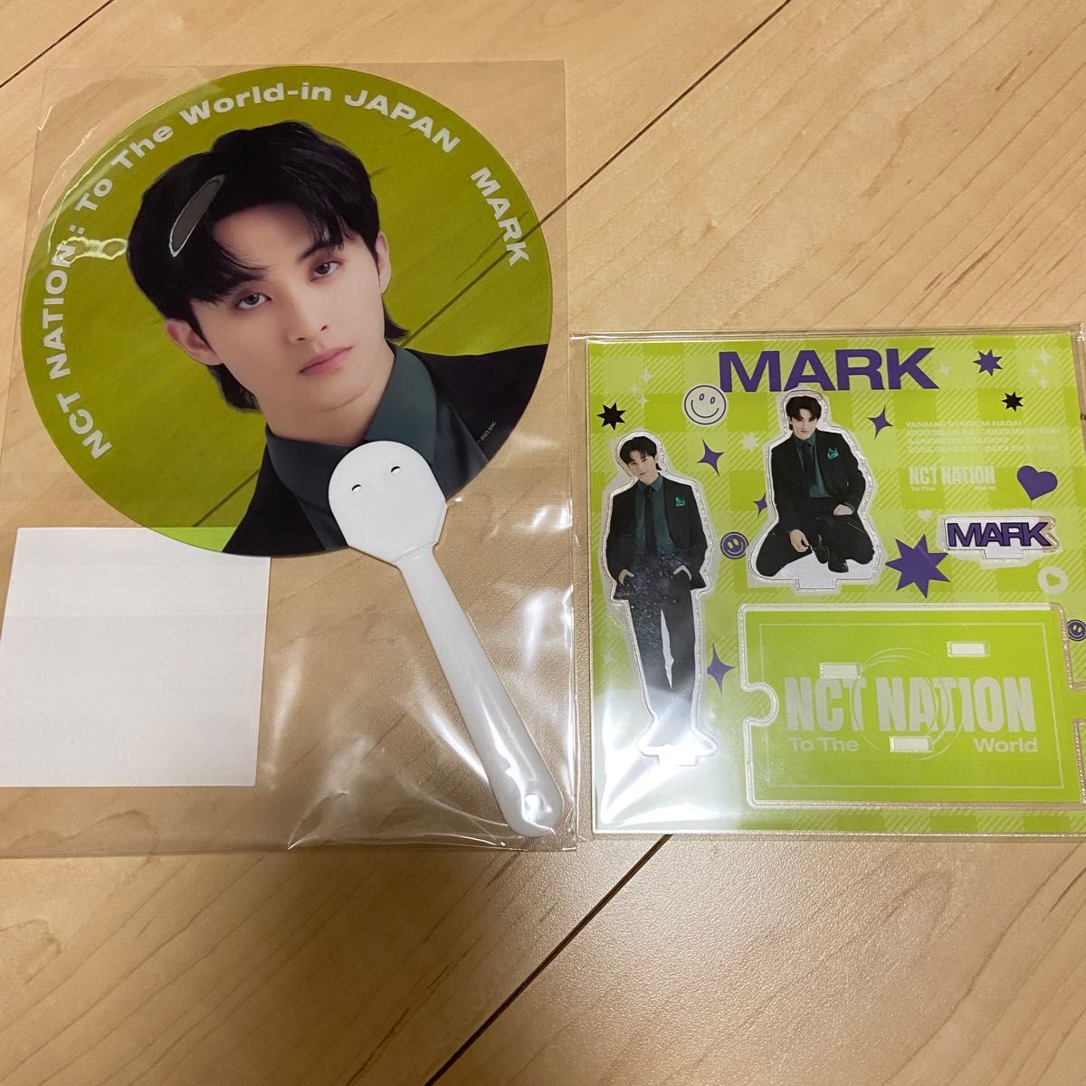 NCT NATION グッズ アクスタ アクリルスタンド うちわ マーク 新品未開封 nct127 nctdream