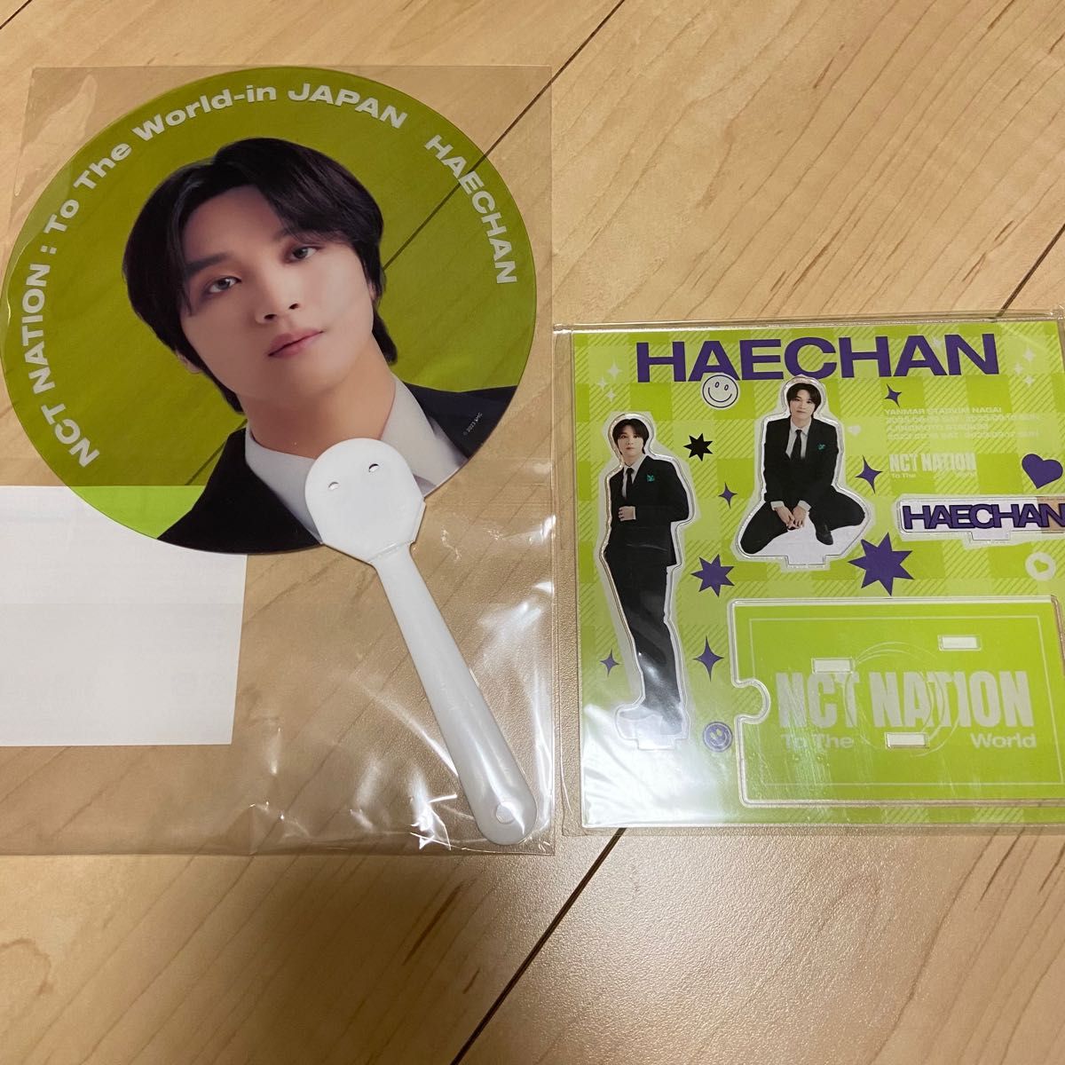 NCT NATION グッズ アクスタ アクリルスタンド うちわ ヘチャン 新品未