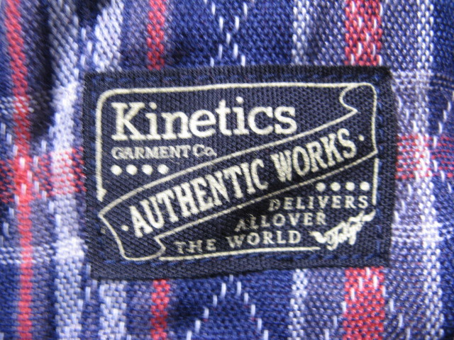 Kinetics（キネティクス）キルト 長袖シャツ L 定価¥17,600税込_画像9