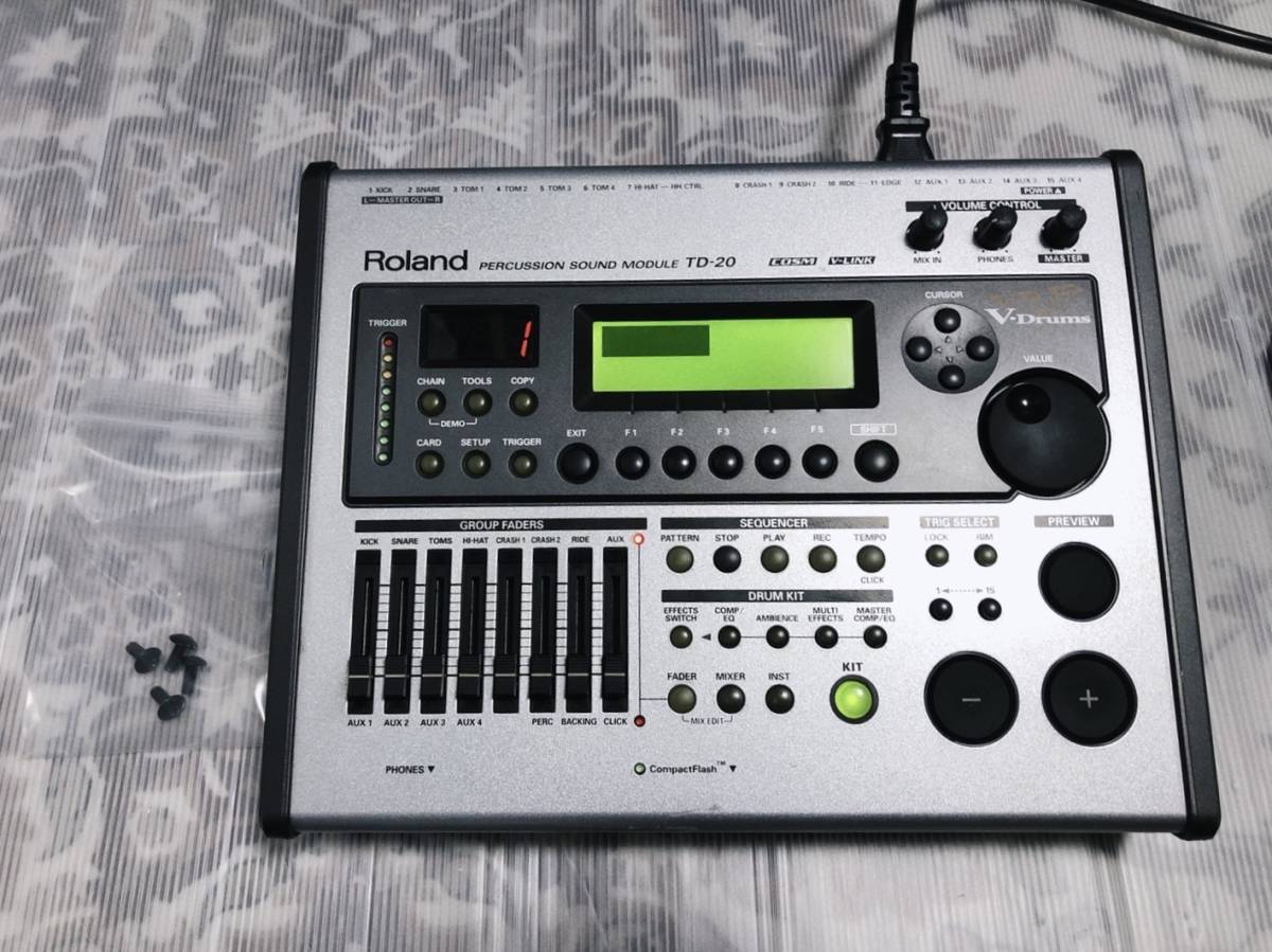 Roland TD-20 電子ドラム モジュール (1)-
