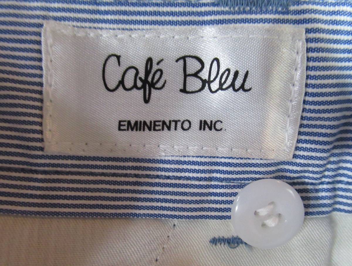 未使用品★Cafe Bleu/カフェブリュ◇パンツ スラックス ストライプ EMINENTO エミネント 名門 パンツメーカーの画像7