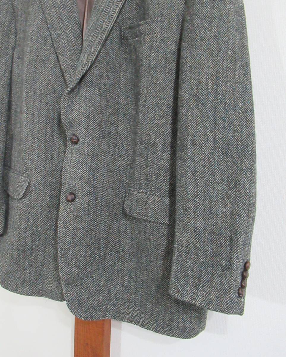 VINTAGE USA古着★JOS.A.BANK/ジョスエーバンク▼テーラードジャケット ツイードジャケット Harris Tweed ハリスツイード サイズ50 XXL_画像4