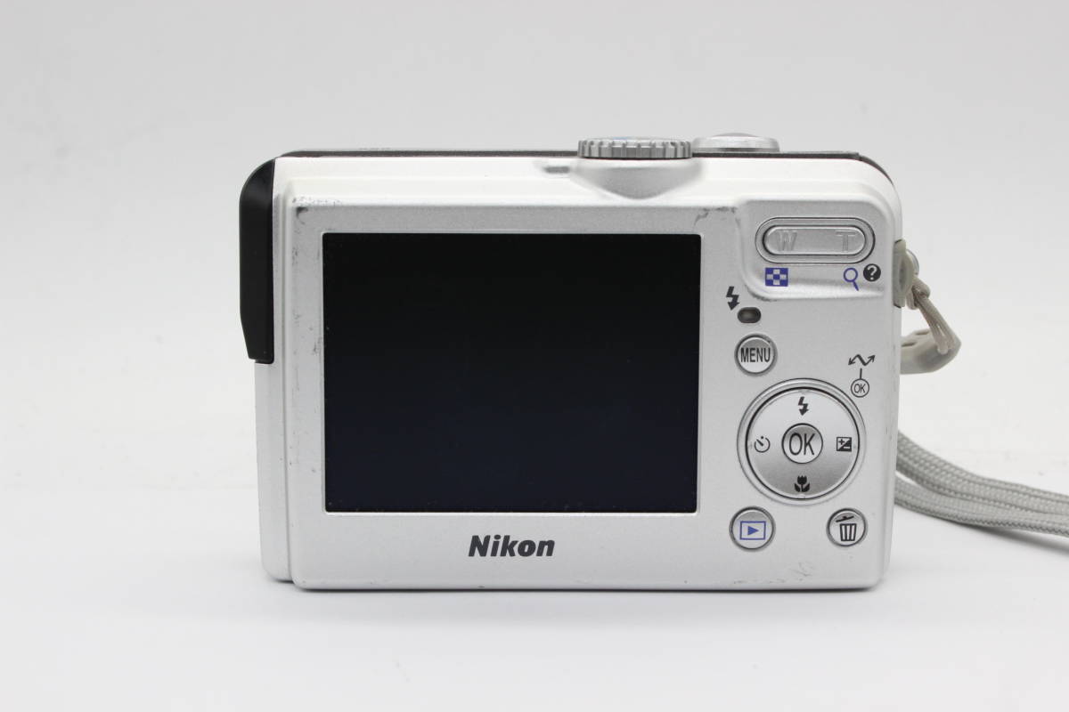 [ returned goods guarantee ] Nikon Nikon Coolpix P1 Nikkor 3.5x battery attaching compact digital camera s1737