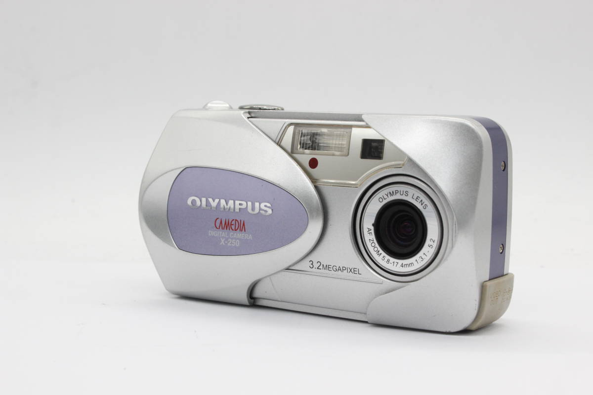 【返品保証】 【便利な単三電池で使用可】オリンパス Olympus CAMEDIA X-250 3x コンパクトデジタルカメラ s1743