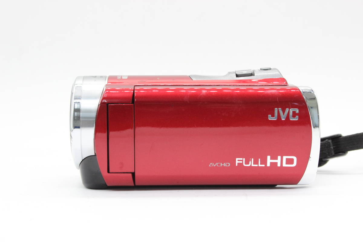 【返品保証】 【録画再生確認済み】JVC GZ-HM33-R レッド 40x バッテリー付き ビデオカメラ s1768の画像3
