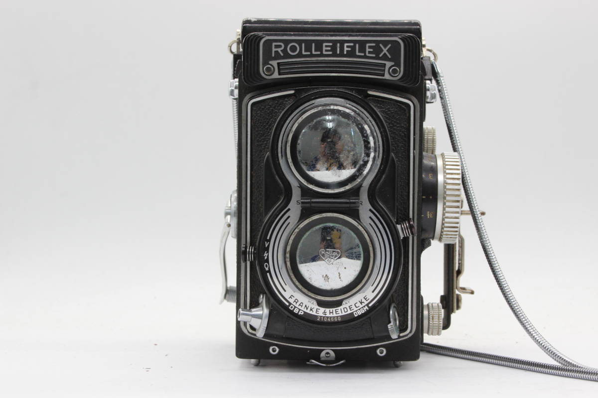 【訳あり品】 ローライ Rolleiflex Standard F&H Tessar 75mm F3.5 二眼カメラ s1795