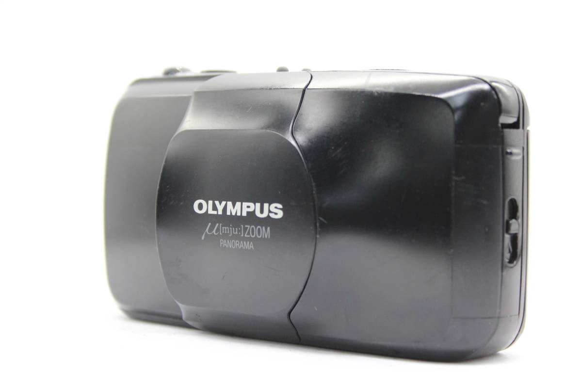 返品保証】 オリンパス Olympus μ Zoom Panorama ブラック Multi AF 35