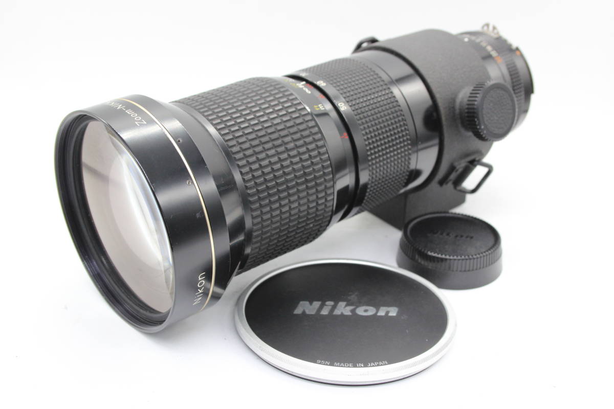 【訳あり品】 ニコン Nikon Zoom-Nikkor*ED 50-300mm F4.5 前後キャップ 三脚座付き レンズ s1961