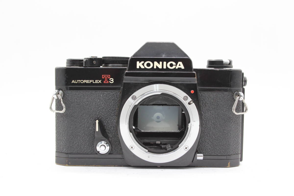 返品保証】 コニカ Konica Autoreflex T3 ブラック Hexanon AR 返品保証】 コニカ Konica Autoreflex T3 ブラック Hexanon AR