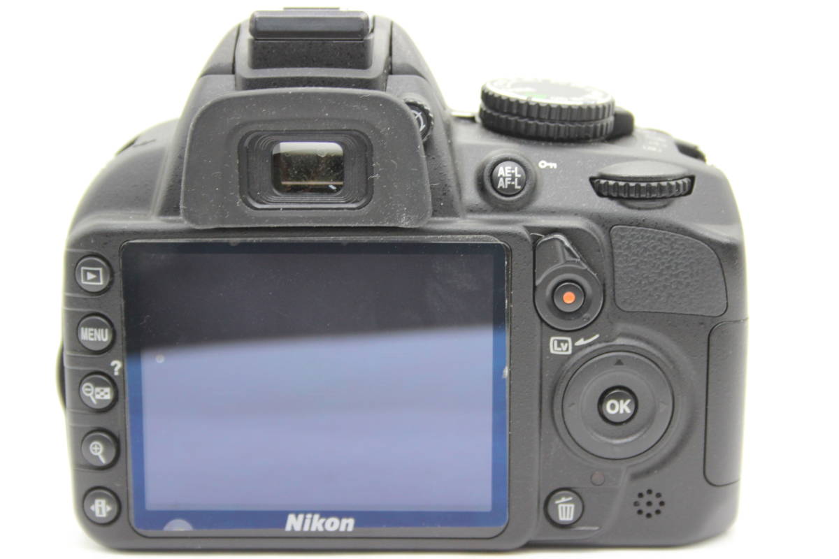 【返品保証】 ニコン Nikon D3100 ブラック バッテリー付き ボディ s2050_画像4