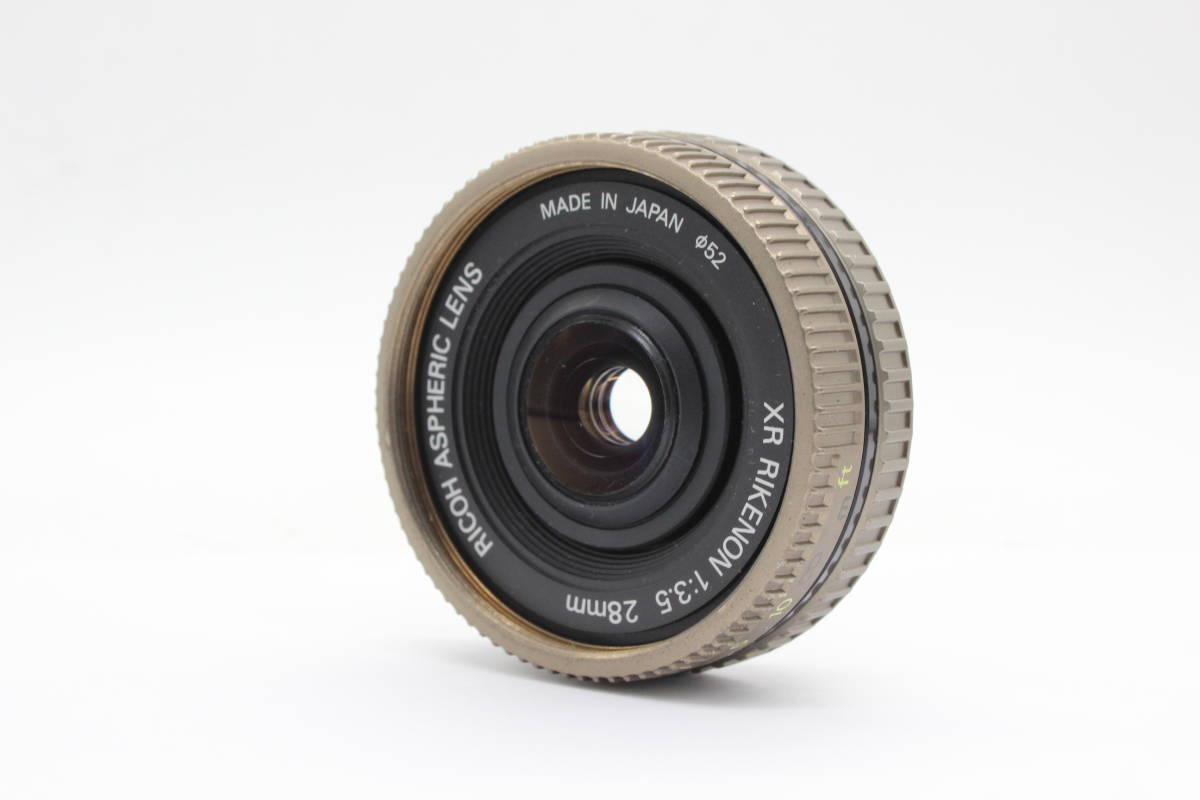 【返品保証】 リコー Ricoh XR Rikenon Aspheric Lens 28mm F3.5 レンズ s2064_画像1