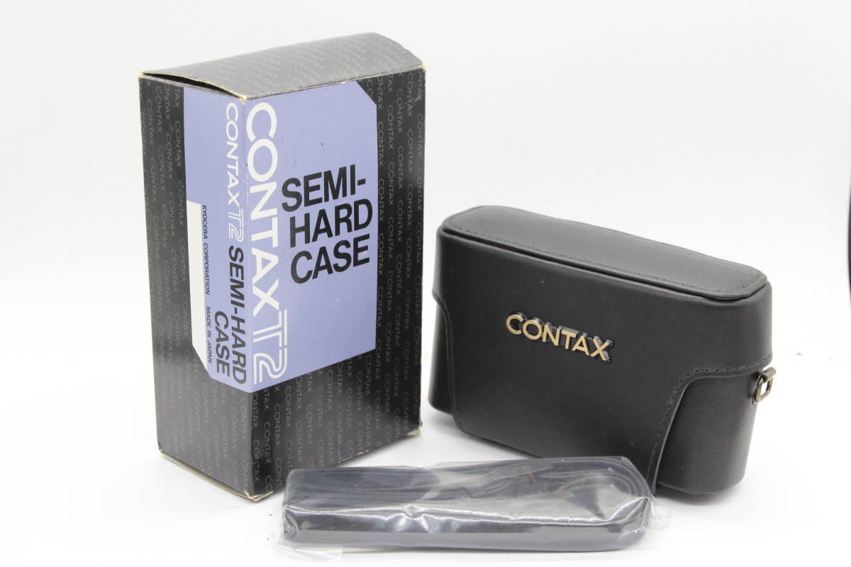 【返品保証】 【元箱付き】コンタックス Contax T2 Semi-Hard Case ハードケース s2101_画像1