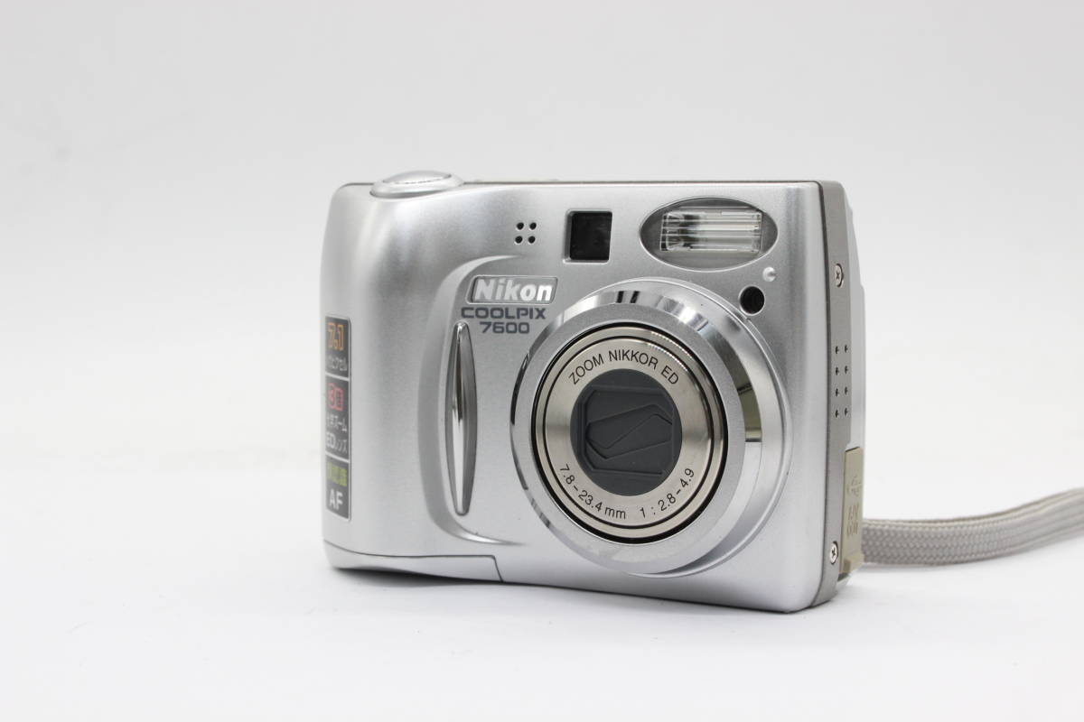 【美品 返品保証】 【便利な単三電池で使用可】ニコン Nikon Coolpix E5700 Zoom Nikkor コンパクトデジタルカメラ s2153