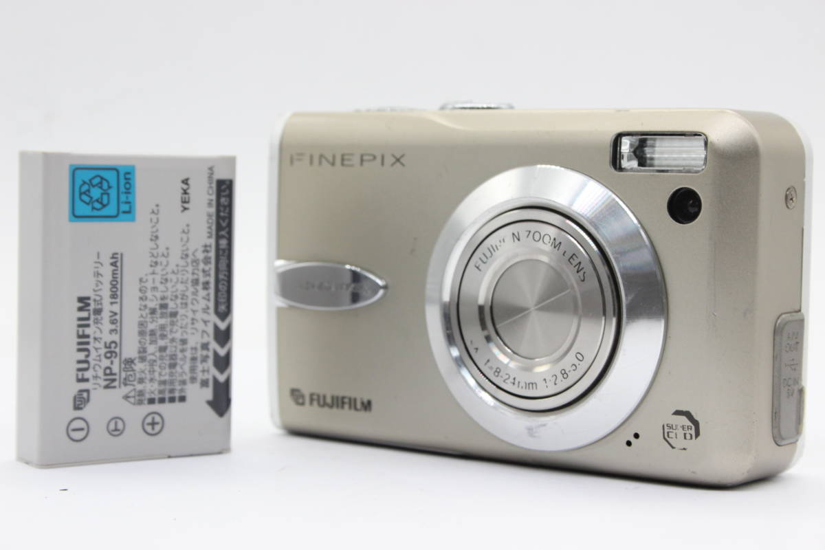 【返品保証】 フジフィルム Fujifilm Finepix F30 3x バッテリー付き コンパクトデジタルカメラ s2164_画像1