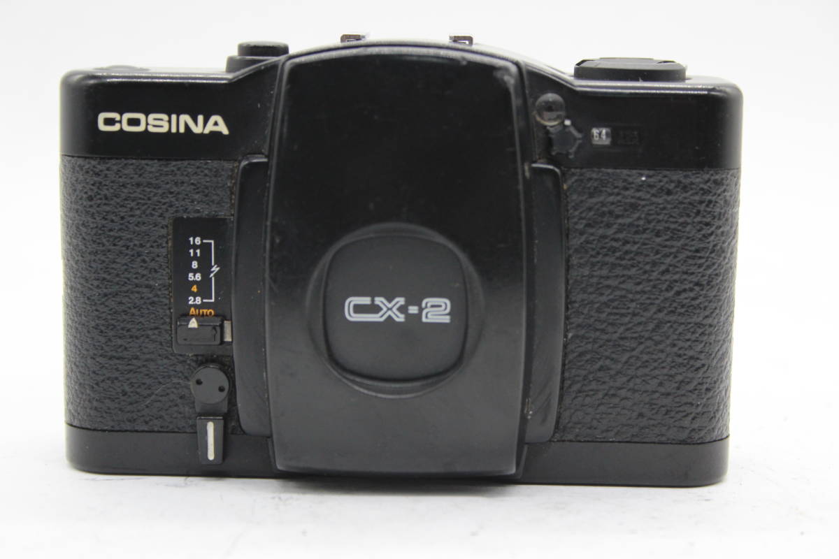 【返品保証】 コシナ COSINA CX-2 ブラック 35mm F2.8 コンパクトカメラ s2778_画像2